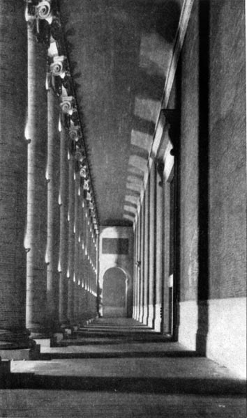 Court of the Four Seasons - The North Colonnade by Night