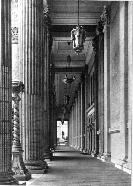 Court of Flowers - A Vista in the Colonnade