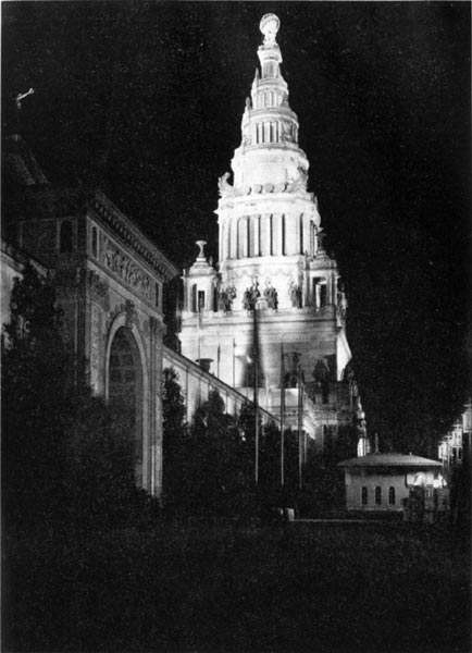 Palace of Liberal Arts - The Tower of Jewels by Night