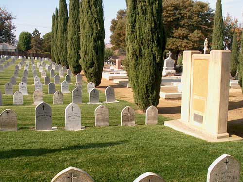 Nun's Section - St. Dominics Cemetery - Benicia - view 2