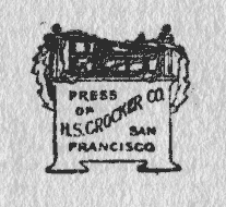 Press of H. S. Crocker Co., San Francisco