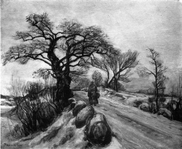 Winter Road. By Thorolf Holmboe