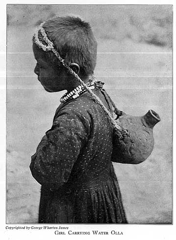 Girl Carrying Water Olla