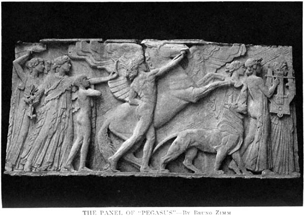 Panel of "Pegasus " (by Bruno Zimm)