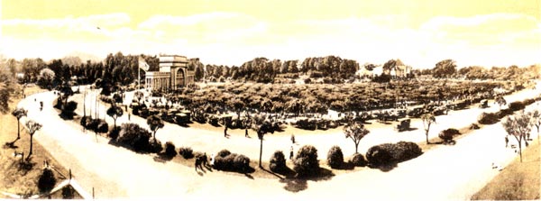 Panoramic View of the Band Concourse, Golden Gate Park