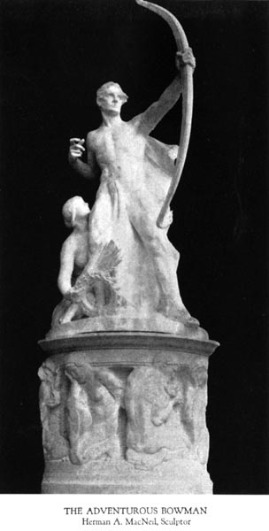 The Adventurous Bowman - Herman A. MacNeil, Sculptor