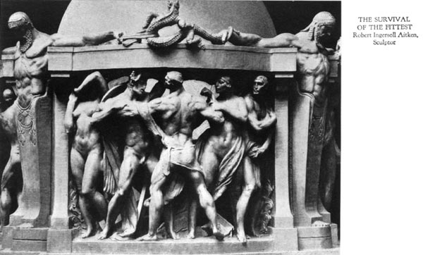 The Survival of the Fittest - Robert Ingersoll Aitken, Sculptor