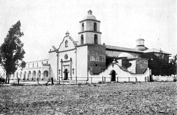 Mission San Luis Rey in 1927