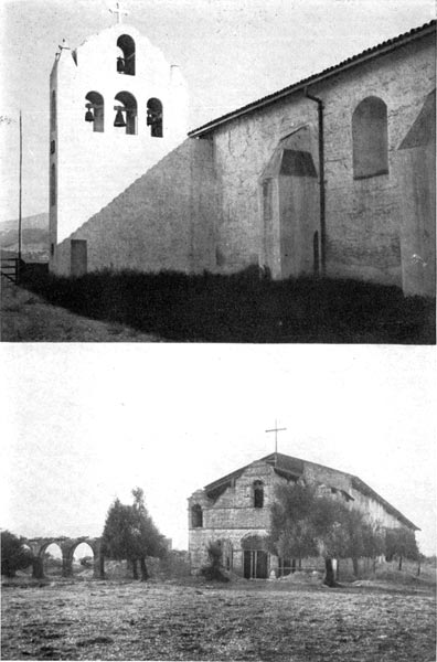Santa Inez Mission (top) and San Antonio de Padua at Jolon (bottom)