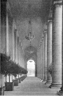 Colonnade in Court of Palms