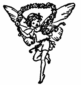 Fairy with Garland