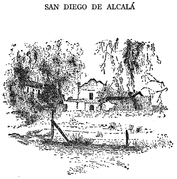 Drawing of San Diego De Alcalá